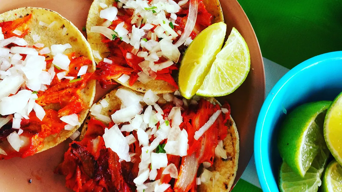 Mexican food typical of Zambrero